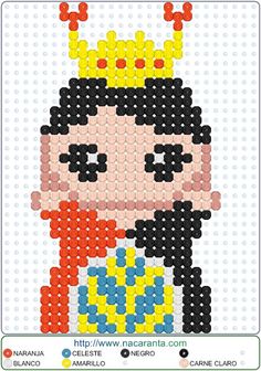 Reine perles a repasser hama alice disney