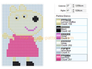 Suzy sheep peppa pig perles a repasser hama