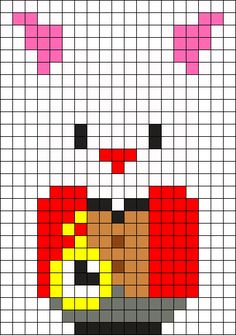 Lapin alice pays merveilles perles a repasser hama
