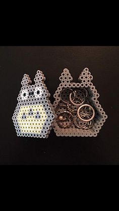 Boite a bijou totoro perles a repasser hama