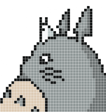 Mon voisin totoro perles a repasser hama miazaki