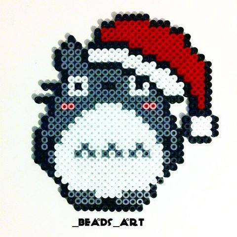 Voisin totoro perles a repasser hama noel