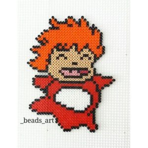 Ponyo perler beads perles a repasser hama