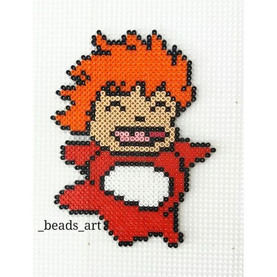 Ponyo perler beads perles a repasser hama