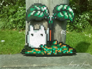 Totoro arbre perles a repasser hama