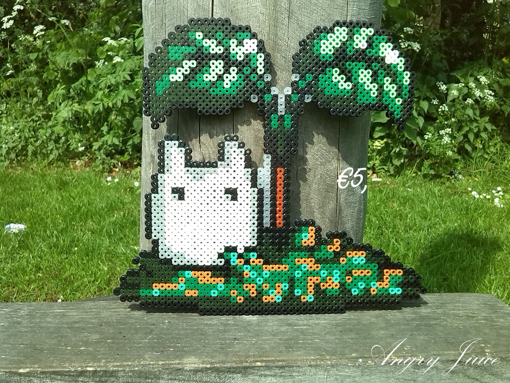 Totoro arbre perles a repasser hama