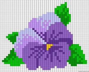 Fleurs perles hama a repasser beads