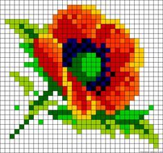 Fleurs perles hama a repasser perler beads