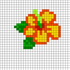 Hibiscus perles a repasser hama