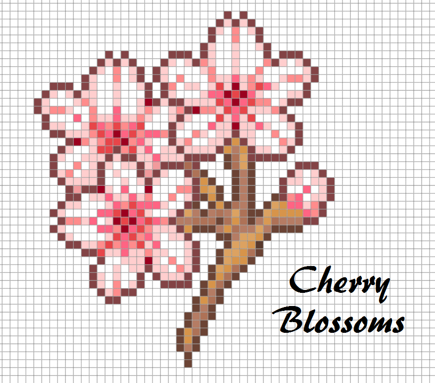 Perles a repasser hama fleurs coton