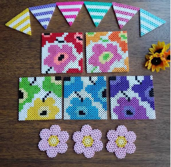 Sous verre marrimekko perles a repasser hama