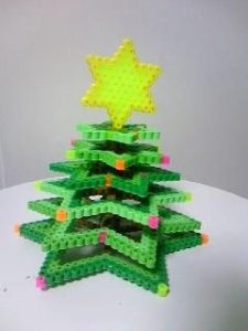 Le roi des forêts en perles Hama : spécial sapin de Noël !