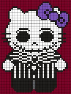 Hello kitty kandipattern perles a repasser hama