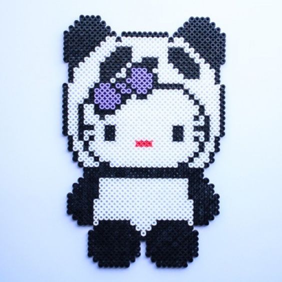 Hello kitty panda perles a repasser hama littlemissproductive