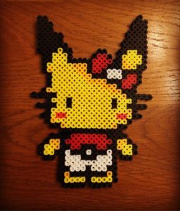 Hello kitty pikachu perles a repasser hama