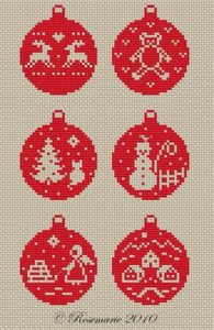 Boules noel scandinave perles a repasser hama