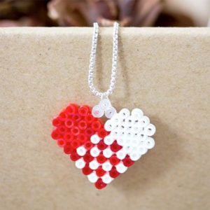 Coeur danois perles a repasser christmas noel hama