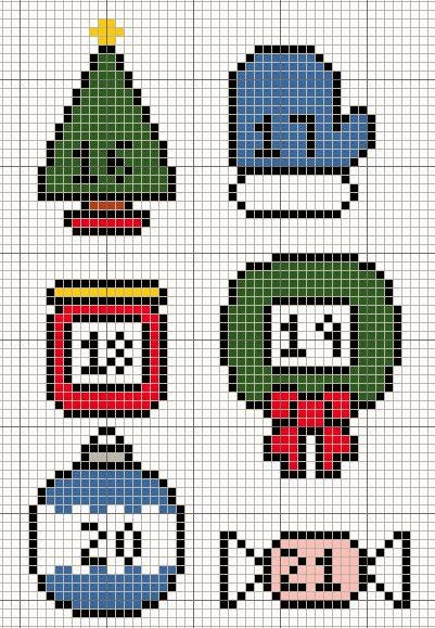 Calendrier avent perles hama a repasser noel