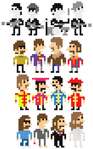 Eicones beatles perles a repasser hama