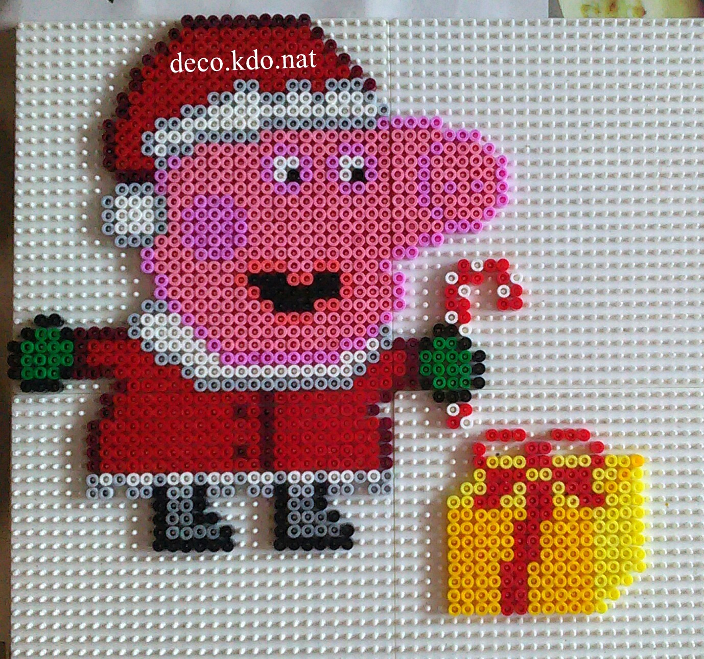 Peppa pig noel perles a repasser hama