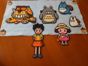 Totoro perles a repasser hama miyazaki