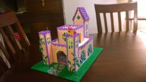 Chateau perles a repasser hama 3d princesse