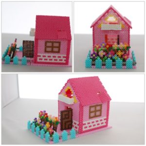 Maison perles a repasser hama3d