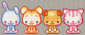 Animaux perles a repasser hama kawaii