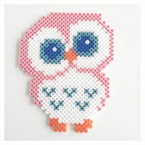 Chouette perles a repasser hama kawaii