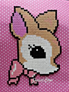 Faon perles a repasser hama animaux mignons kawaii