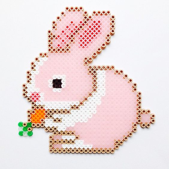 Lapin mignon kawaii perler beads