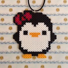 Pingouin mignon perles a repasser hama