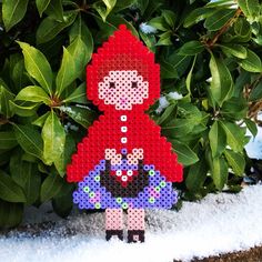 Petit chaperon rouge perles a repasser hama