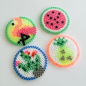 Sous verre tropicool perles a repasser hama