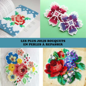 Les plus jolis bouquets en perles a repasser hama