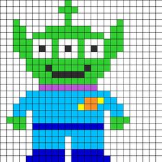 Alien toy story perles a repasser hama