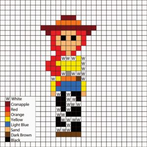 Jessie toy story perles a repasser hama