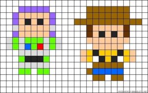 Mini poupee toy story buzz perles a repasser hama