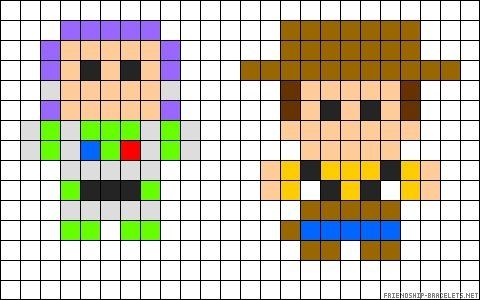 Mini poupee toy story buzz perles a repasser hama