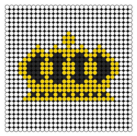 Couronne perles a repasser hama galette des rois