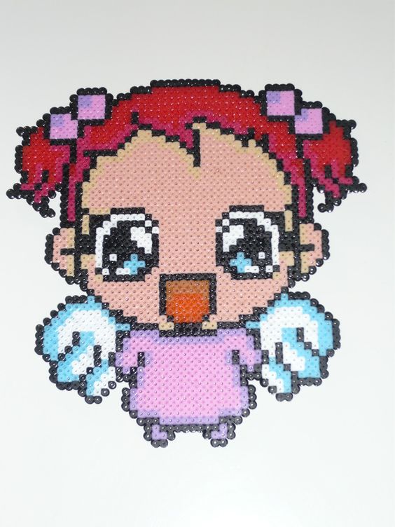 Ange kawaii perles a repasser hama noel