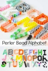 Alphabet perles a repasser hama