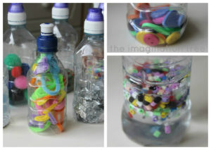 Bouteilles sensorielles perles a repasser hama