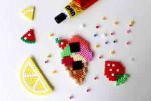 Glace magnets perles a repasser hama