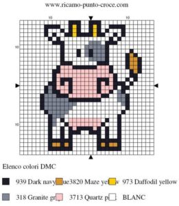 170103 vache perles hama a repasser la ferme