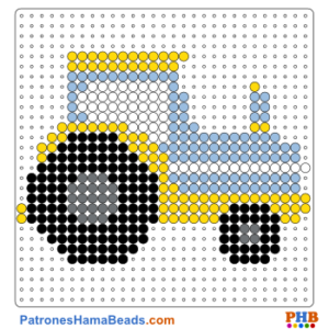 170104 tracteur perles a repasser hama ferme