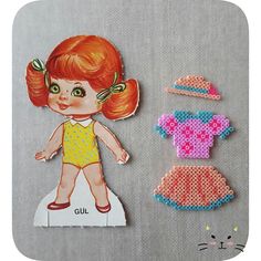 Dressing en perles a repasser hama