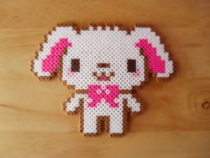 Lapin kawaii perles a repasser paque