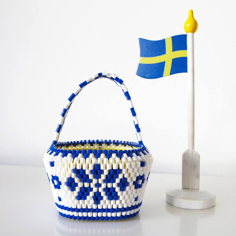 Panier suedois perles a repasser hama hejsan goods
