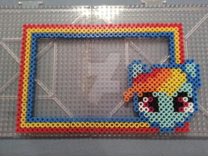 171021 my little pony rainbow dash perler hama cadres d76l4i4
